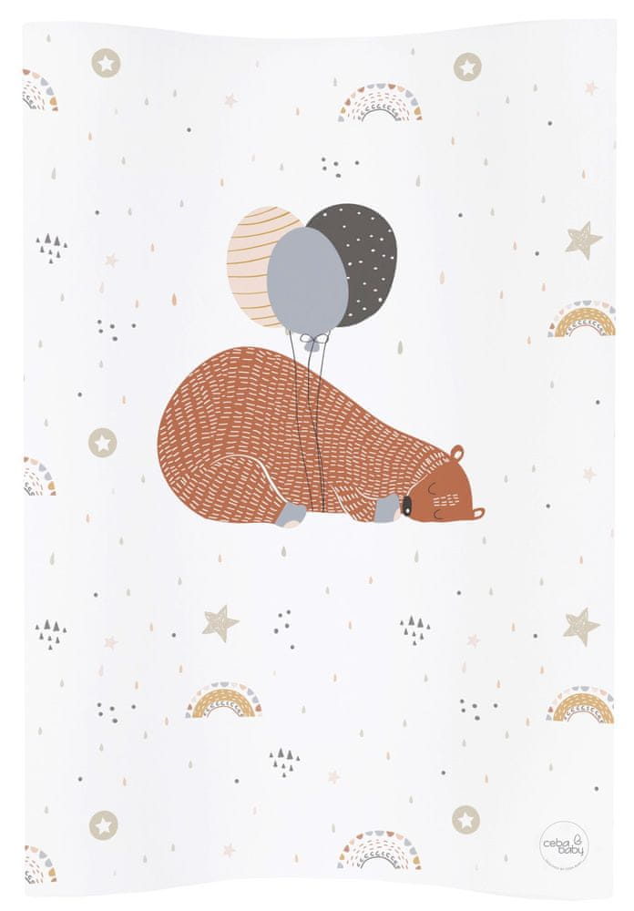 Ceba Baby Podložka prebaľovacia 2-hranná mäkká COSY (50x70) Big Bear